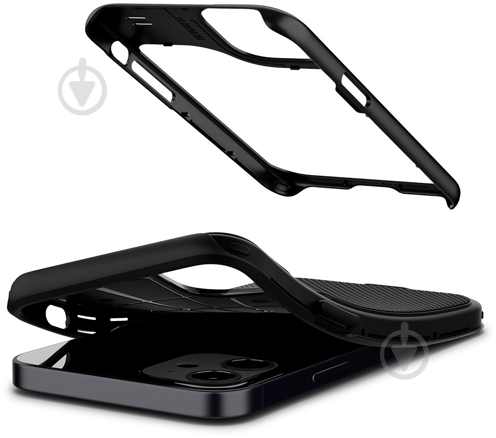 Чохол Spigen Hybrid NX Matte Black для Apple iPhone 12 Mini - фото 4