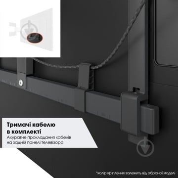 Кронштейн Vogels TVM 5845 поворотно-похилі 55"-100" чорний - фото 7 Кронштейн Vogels TVM 5845 поворотно-похилі 55"-100" чорний - фото 7