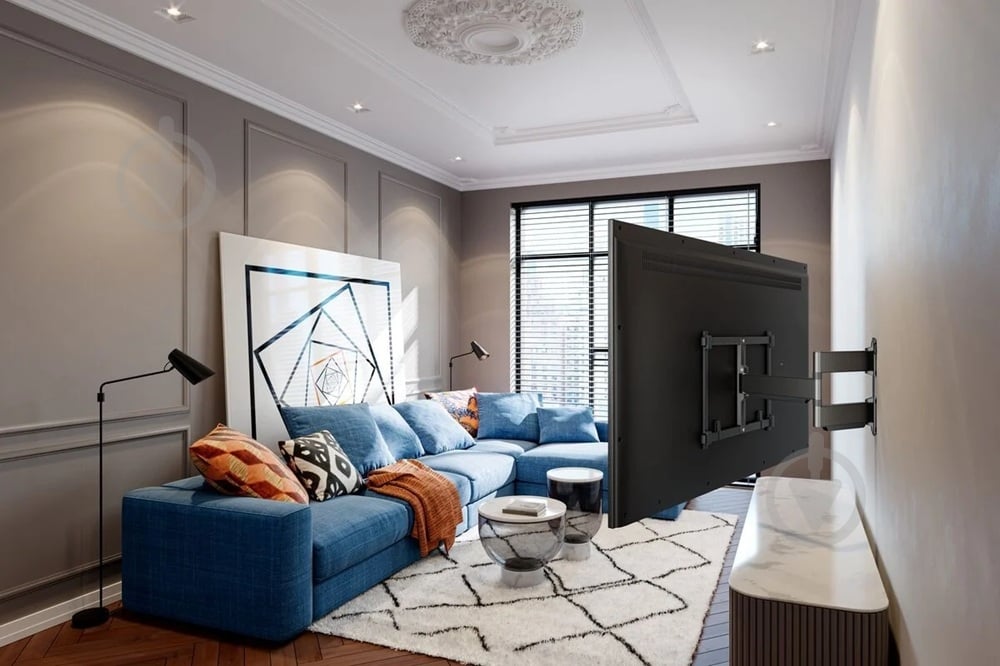 Кронштейн Vogels TVM 5845 поворотно-похилі 55"-100" чорний - фото 8 Кронштейн Vogels TVM 5845 поворотно-похилі 55"-100" чорний - фото 8