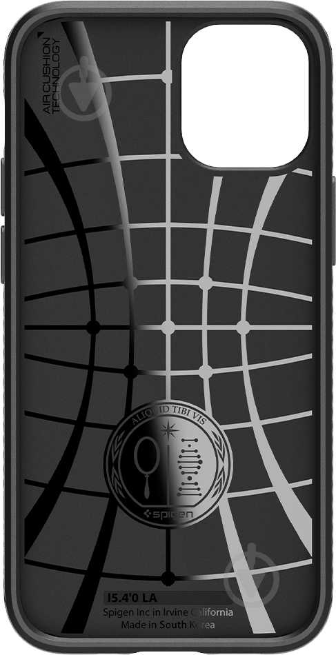 Чохол Spigen Liquid Air Matte Black для Apple iPhone 12 Mini - фото 2
