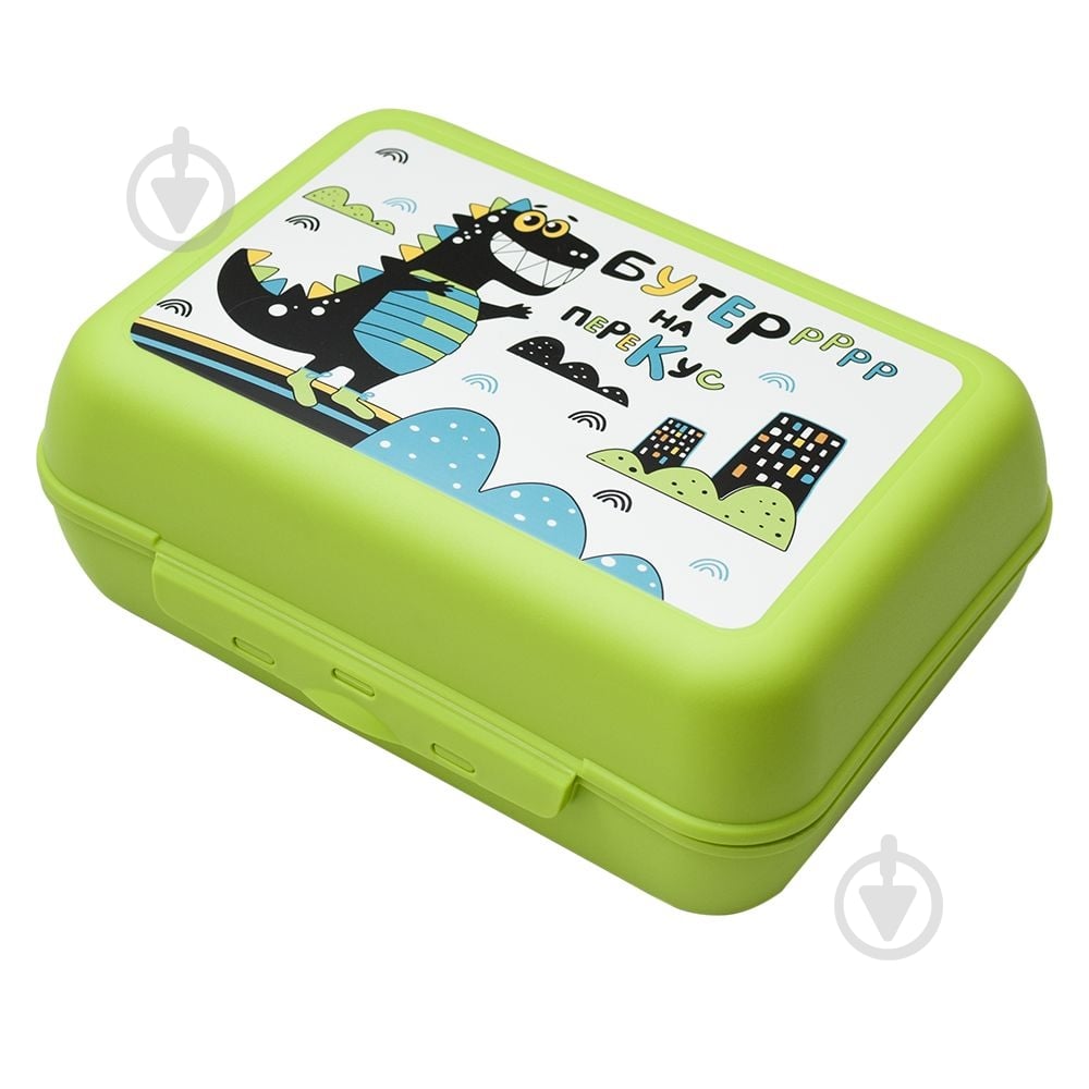 Ланч-бокс Алеана Buddy оливковый 18,5х14х7 см - фото 1