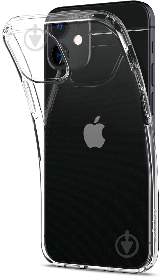 Чехол Spigen Liquid Crystal Crystal Clear для Apple iPhone 12 Mini - фото 5