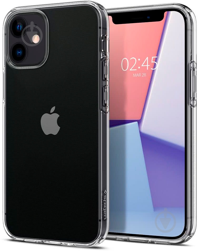 Чехол Spigen Liquid Crystal Crystal Clear для Apple iPhone 12 Mini - фото 2