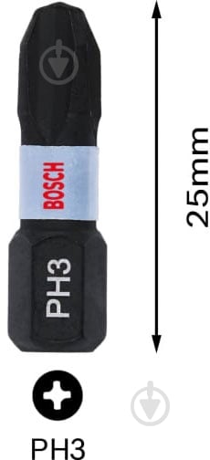 Бита Bosch Impact Control PH3 2 шт. 2608522469 - фото 3 Бита Bosch Impact Control PH3 2 шт. 2608522469 - фото 3
