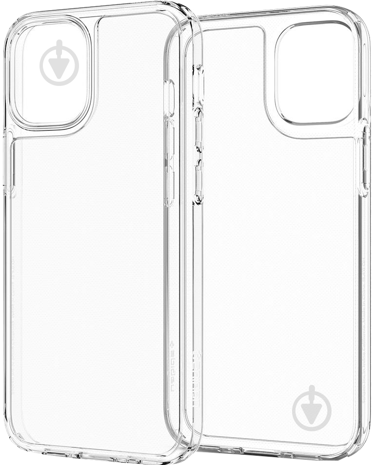 Чохол Spigen Quartz Hybrid Chrystal Clear для Apple iPhone 12 Mini - фото 1 Чохол Spigen Quartz Hybrid Chrystal Clear для Apple iPhone 12 Mini - фото 1