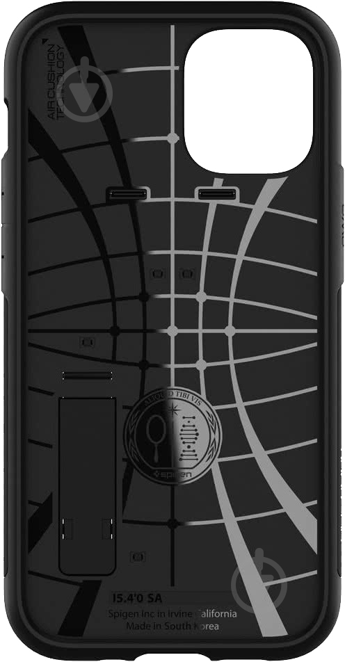Чехол Spigen Slim Armor Black для Apple iPhone 12 Mini - фото 2 Чехол Spigen Slim Armor Black для Apple iPhone 12 Mini - фото 2