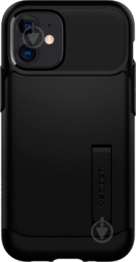 Чехол Spigen Slim Armor Black для Apple iPhone 12 Mini - фото 1 Чехол Spigen Slim Armor Black для Apple iPhone 12 Mini - фото 1