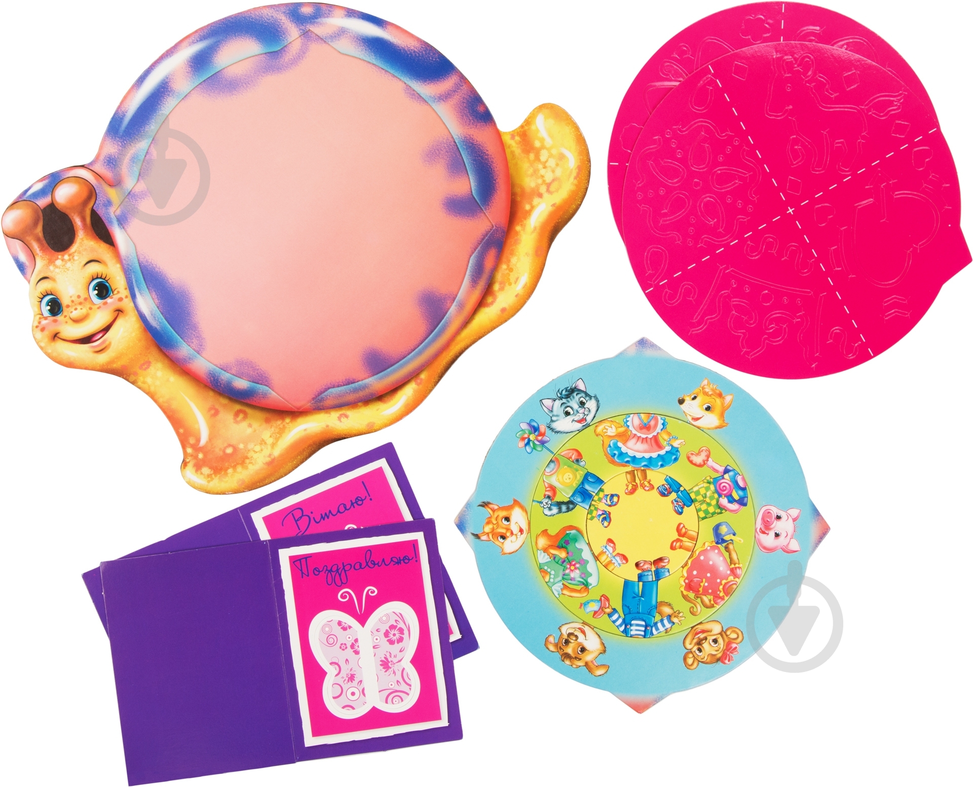 Трафарет с планшетом для девочек  25x30 мм Ранок - фото 2