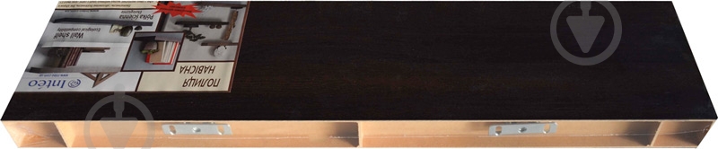 Полка Inteo Лайн навесная 800x800x50 мм венге - фото 3