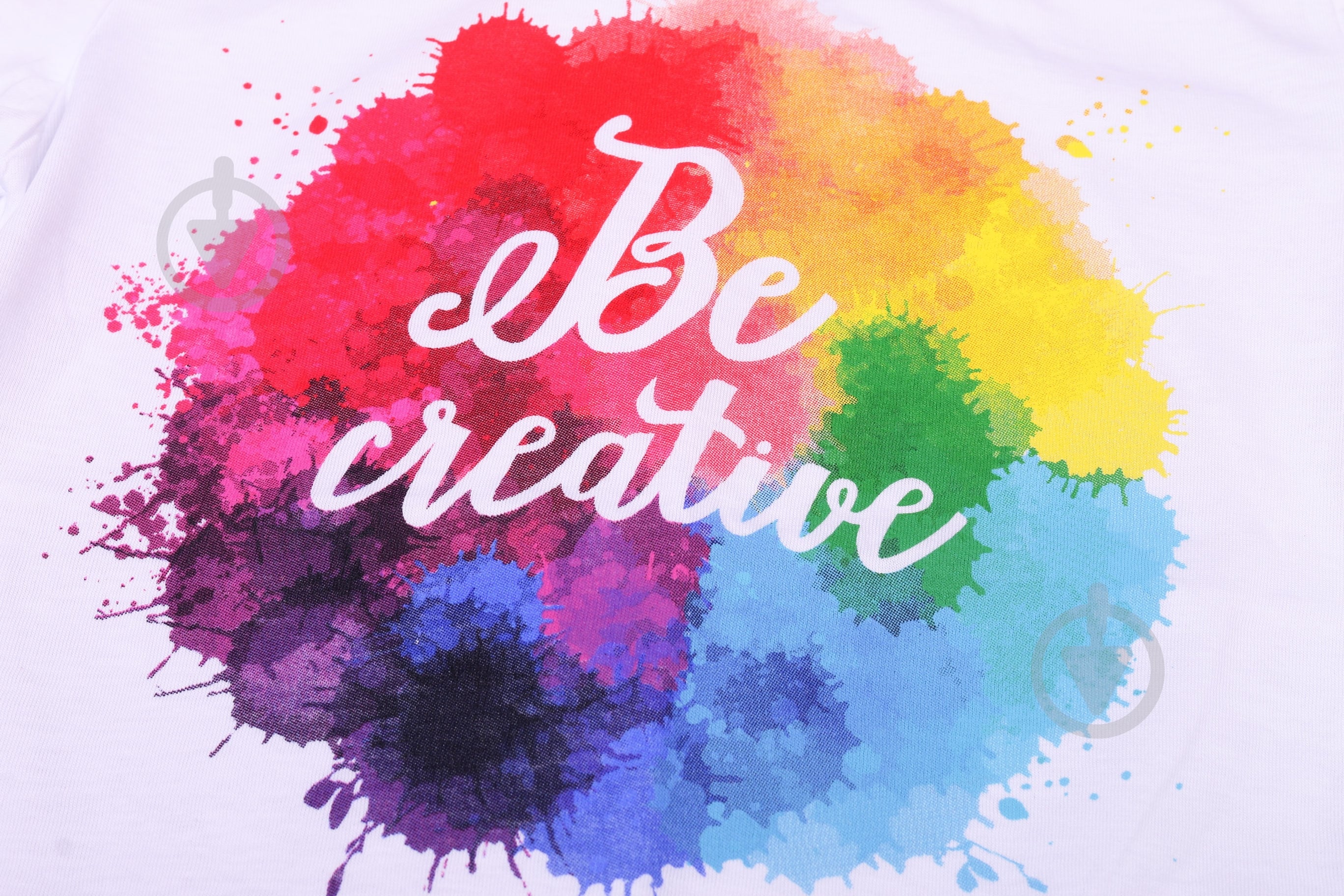 Футболка для девочек Luna Kids Be creative р.146 белый - фото 2