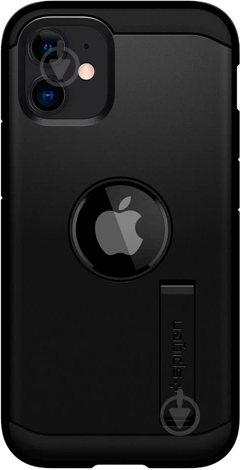 Чохол Spigen Tough Armor Black для Apple iPhone 12 Mini - фото 1