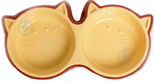 Миска AnimAll двойная L 2х350 мл - фото 1