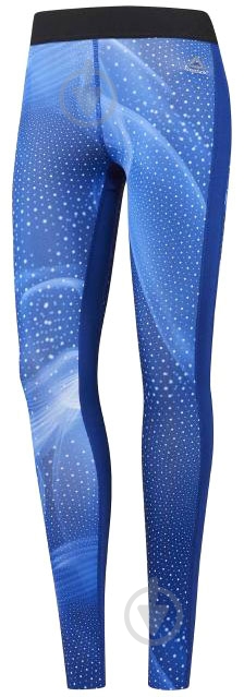 Лосины Reebok Cymatic Print BR2602 XS синий - фото 1