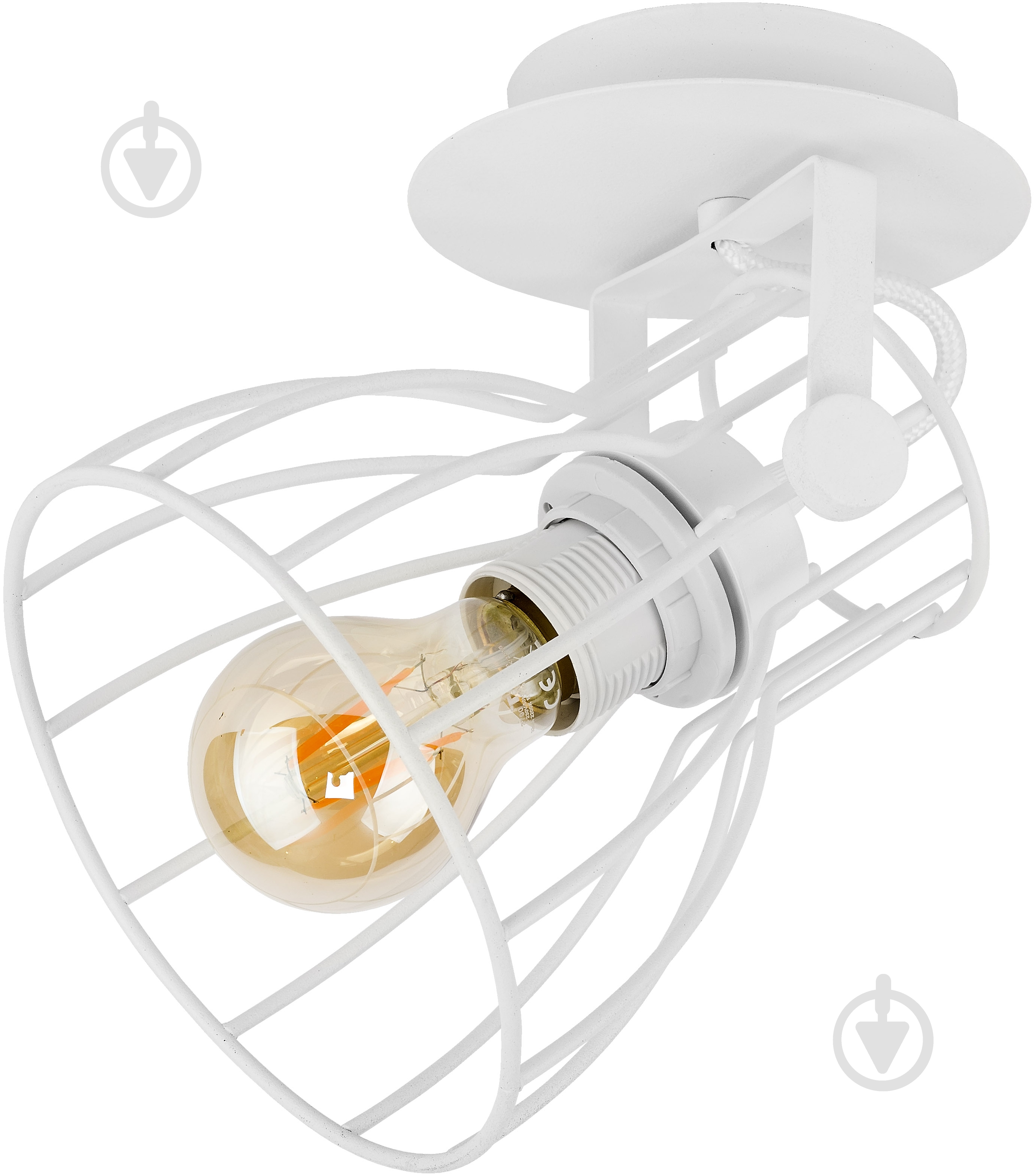 ВИТРИНА! Бра TK Lighting Alano 1x60 Вт E27 белый 2116 - фото 1