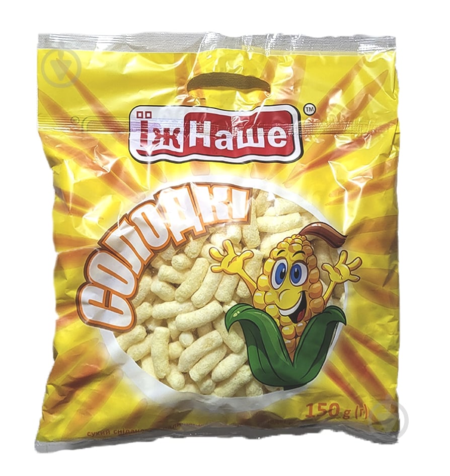 Палички кукурудзяні Солодкі 150 г - фото 1