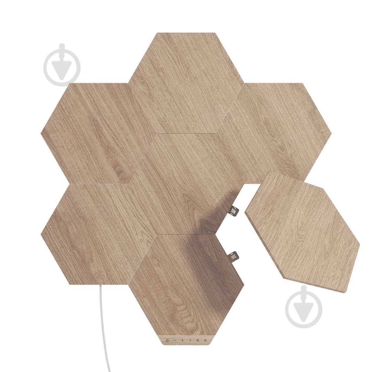 Світильник світлодіодний Nanoleaf Elements Hexagons Starter Kit Apple Homekit (NL52-K-7002HB-7PK) - фото 2 Світильник світлодіодний Nanoleaf Elements Hexagons Starter Kit Apple Homekit (NL52-K-7002HB-7PK) - фото 2