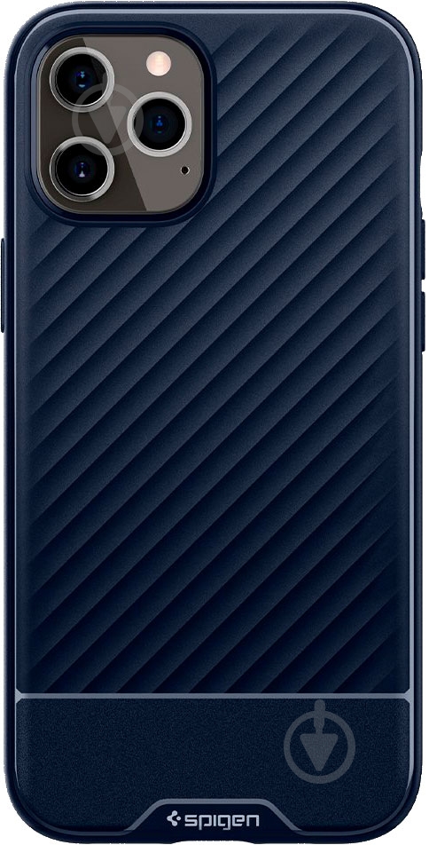 Чехол Spigen Core Armor Navy Blue для Apple iPhone 12 Pro Max - фото 1