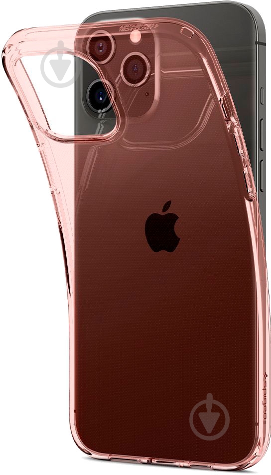 Чохол Spigen Crystal Flex Rose Crystal для Apple iPhone 12 Pro Max - фото 1