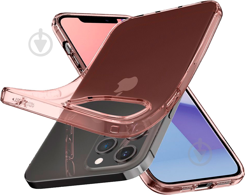 Чохол Spigen Crystal Flex Rose Crystal для Apple iPhone 12 Pro Max - фото 6