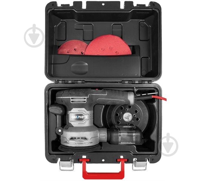 Эксцентриковая шлифмашина GRAPHITE ДИСК 125/150 ММ 59G349 - фото 3