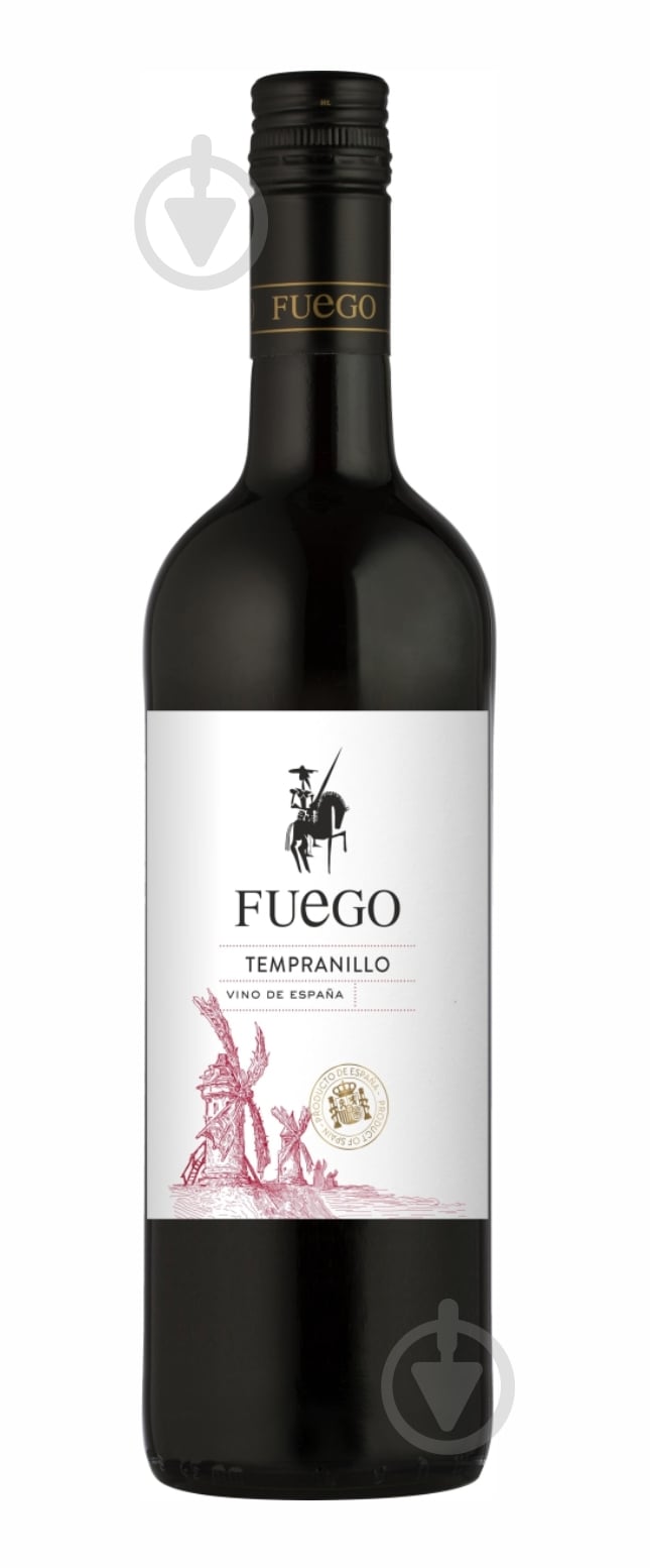 Вино Fuego Tempranillo красное сухое 0,75 л - фото 1 Вино Fuego Tempranillo красное сухое 0,75 л - фото 1