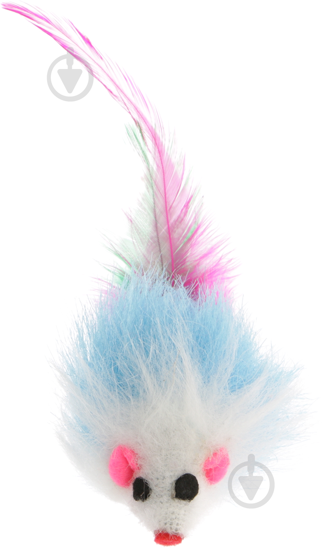Іграшка для котів Lilli Pet Мишка Fiery з пір’ям 9 см різнокольоровий (20-7456) - фото 2 Іграшка для котів Lilli Pet Мишка Fiery з пір’ям 9 см різнокольоровий (20-7456) - фото 2