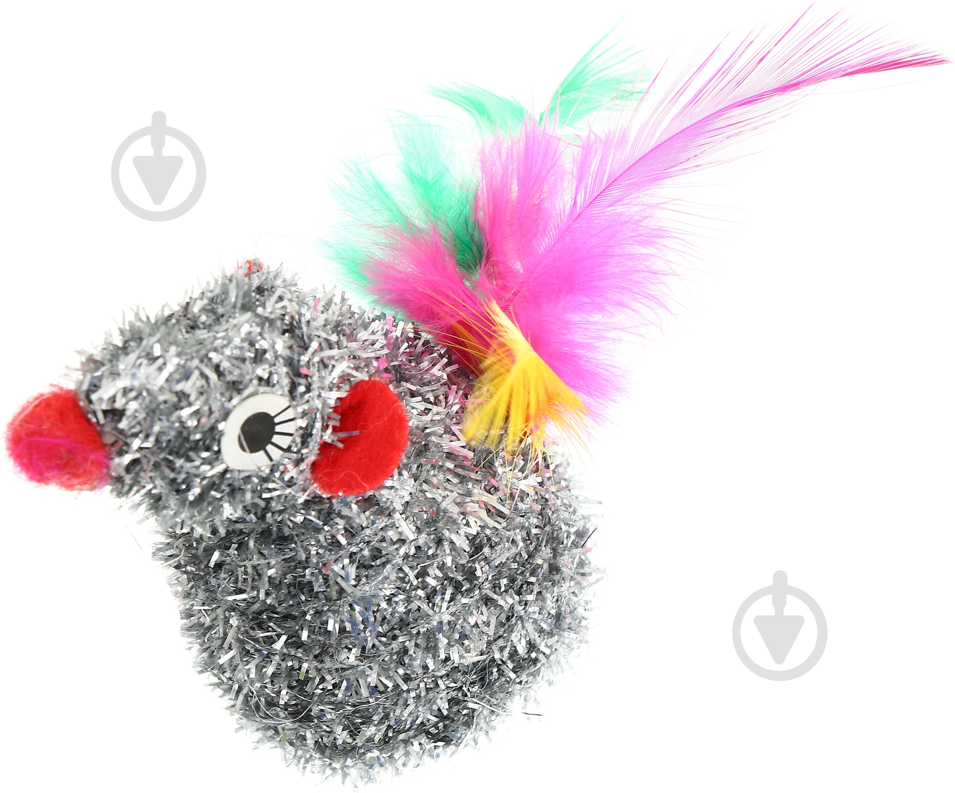 Игрушка для котов Lilli Pet Мышка Tumbler 7 см серый (20-7457) - фото 1