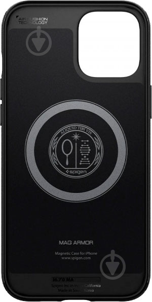 Чехол Spigen Mag Armor Black для Apple iPhone 12 Pro Max - фото 6