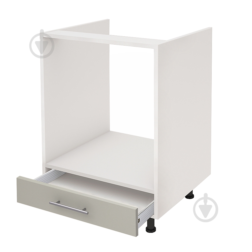 Тумба нижняя под духовку Руна МНД 600х820х520 мм лайт грей симпл/белый ROKO - фото 2 Тумба нижняя под духовку Руна МНД 600х820х520 мм лайт грей симпл/белый ROKO - фото 2