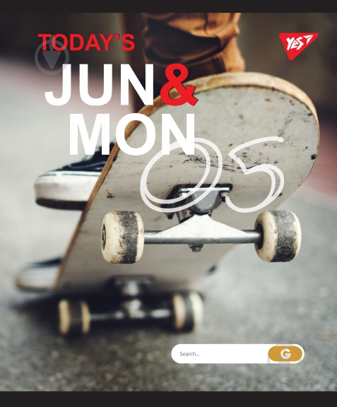 Тетрадь школьная 24 клетка JUN MON YES - фото 3
