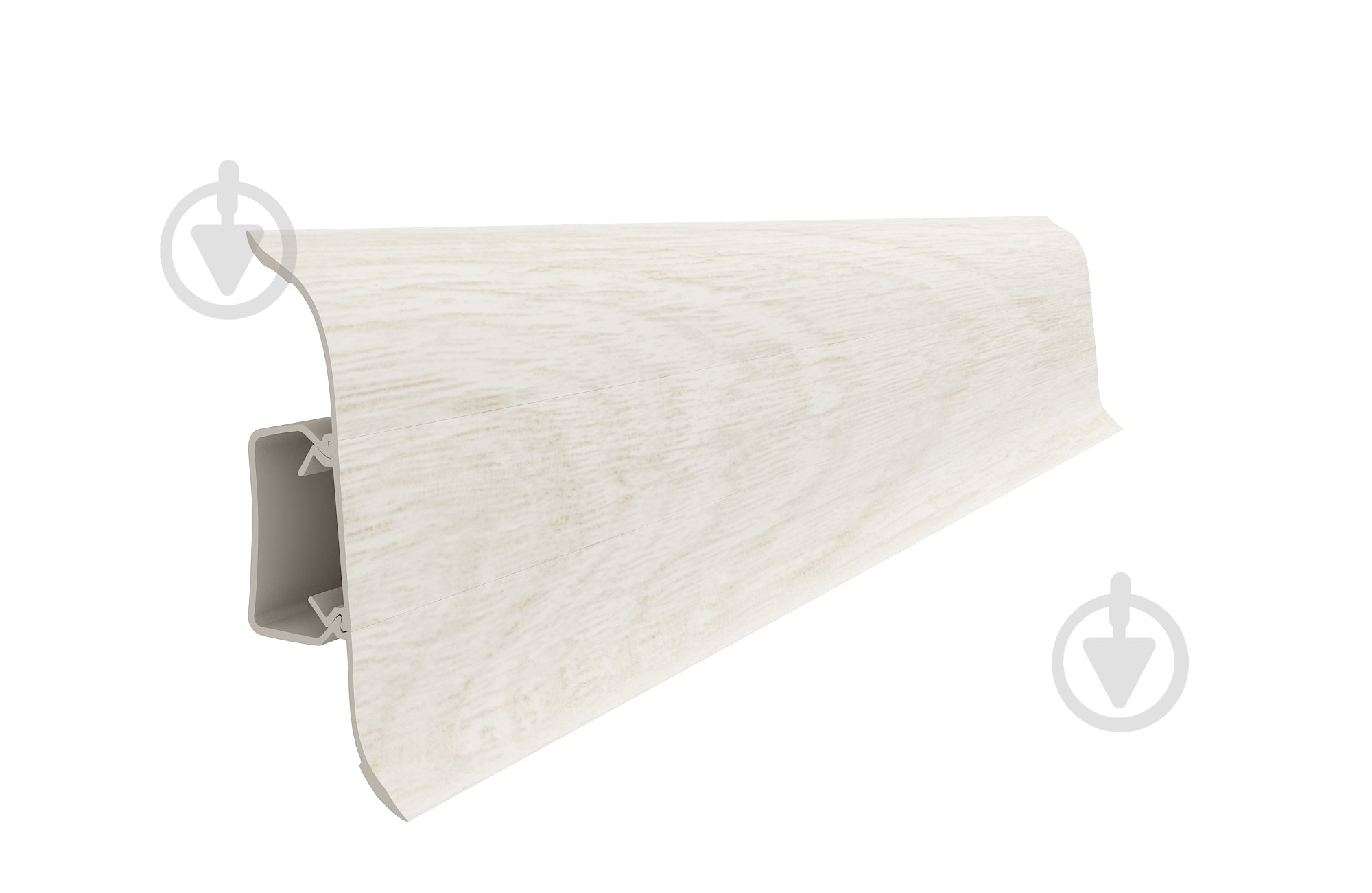 Плинтус ПВХ VOX Smart Flex 562 дуб молочный 21x55x2500 мм - фото 1