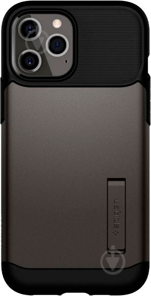 Чехол Spigen Slim Armor Gunmetal для Apple iPhone 12 Pro Max - фото 1
