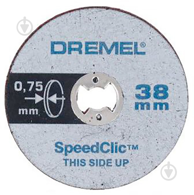 Круг отрезной Dremel SpeedClic 38 мм 5 шт. 2615S409JB - фото 1