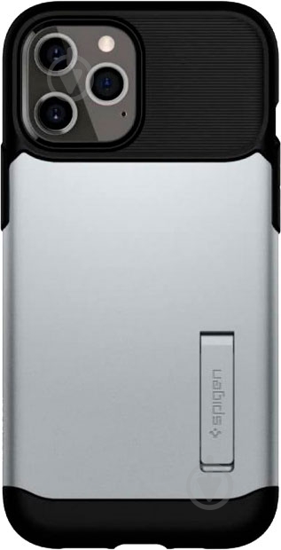 Чехол Spigen Slim Armor Satin Silver для Apple iPhone 12 Pro Max - фото 1