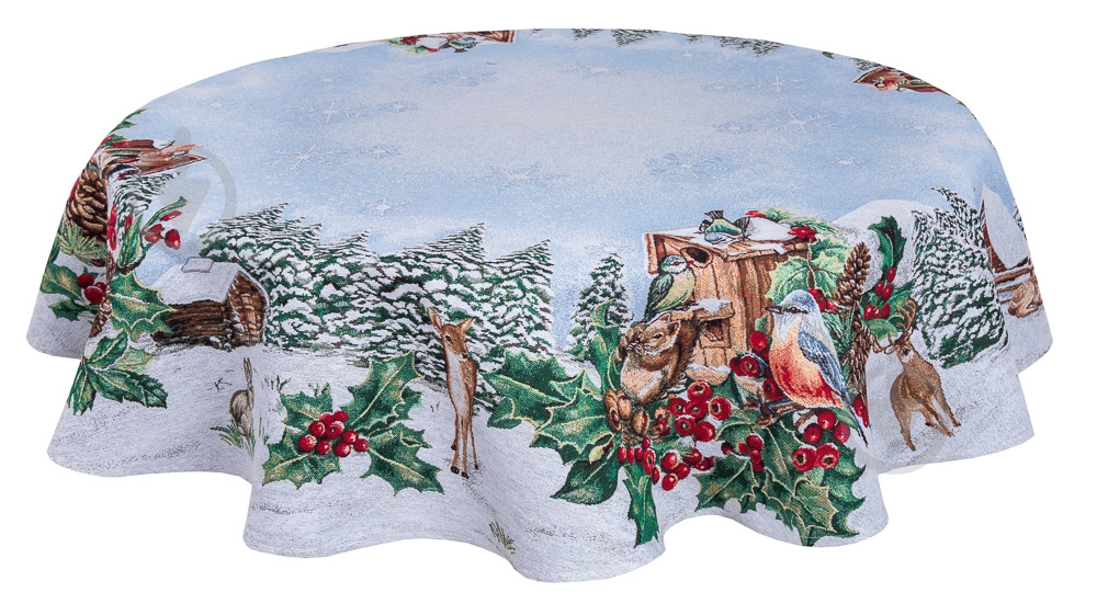 Скатерть SQUIRREL-180D Ø 180 см Limaso - фото 1 Скатерть SQUIRREL-180D Ø 180 см Limaso - фото 1