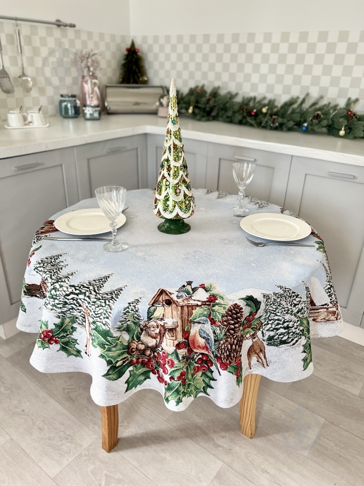 Скатерть SQUIRREL-180D Ø 180 см Limaso - фото 2 Скатерть SQUIRREL-180D Ø 180 см Limaso - фото 2