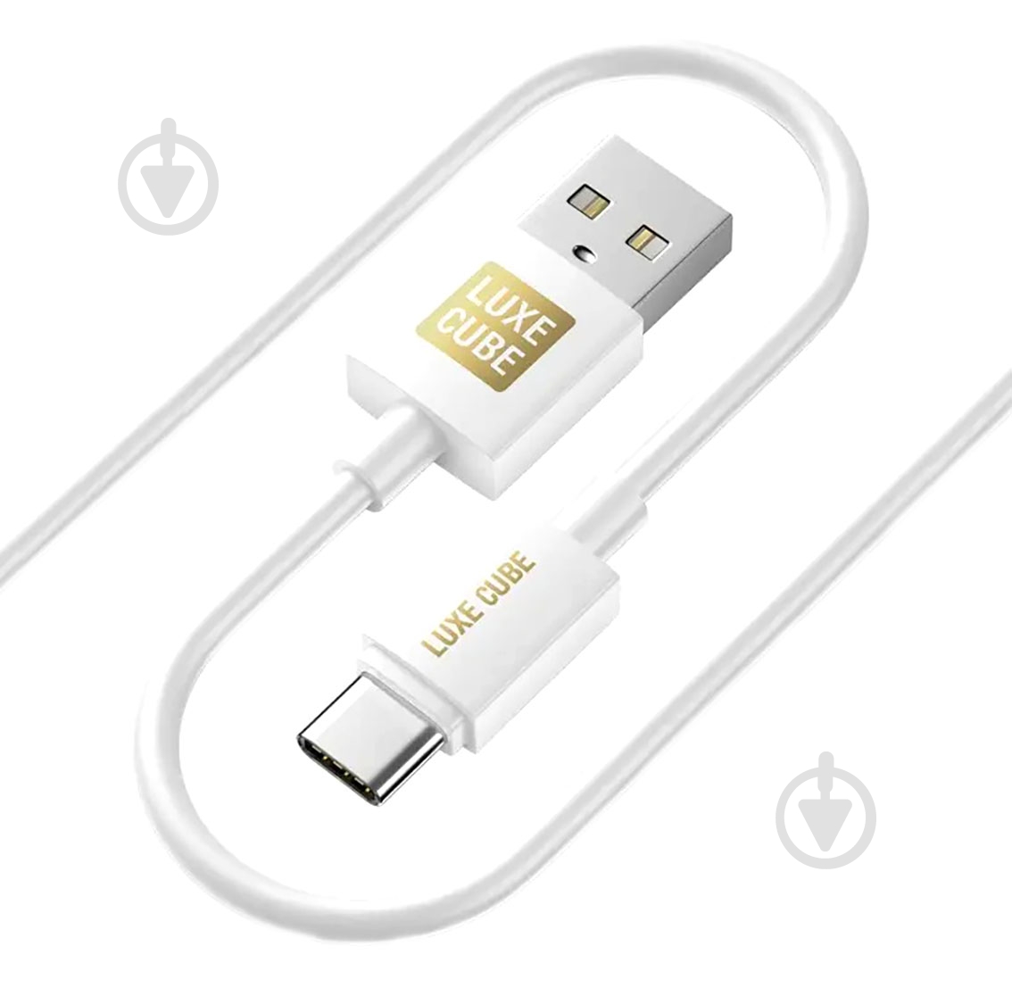 Кабель Luxe Cube 3A/60W USB C to USB 1,2 м белый (8889998698469) - фото 1