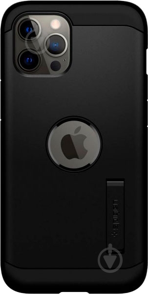Чехол Spigen Tough Armor Black для Apple iPhone 12 Pro Max - фото 4