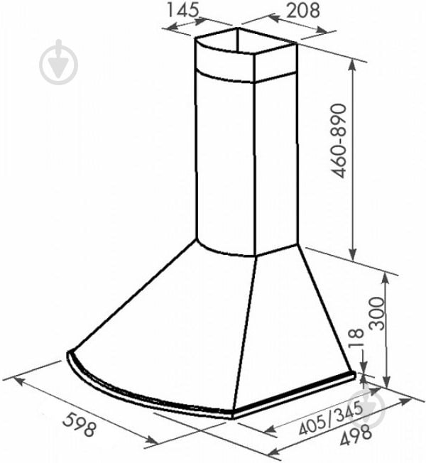 Вытяжка Eleyus Bora 1000 60 WH - фото 14
