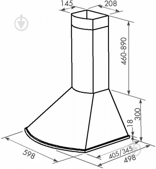 Вытяжка Eleyus Bora 1000 60 IS - фото 16