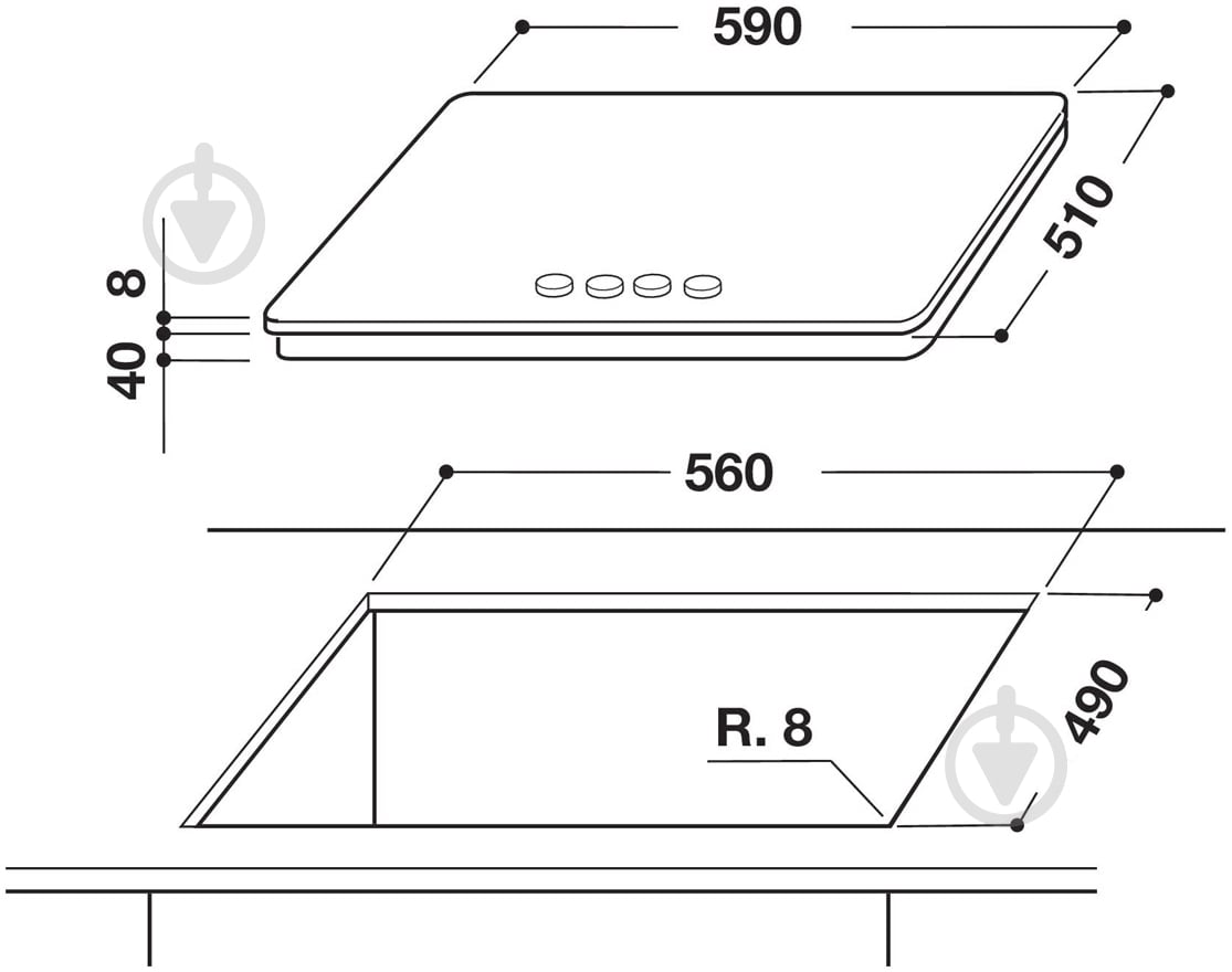 Варочная поверхность газовая Whirlpool GOR 6416 NB - фото 3
