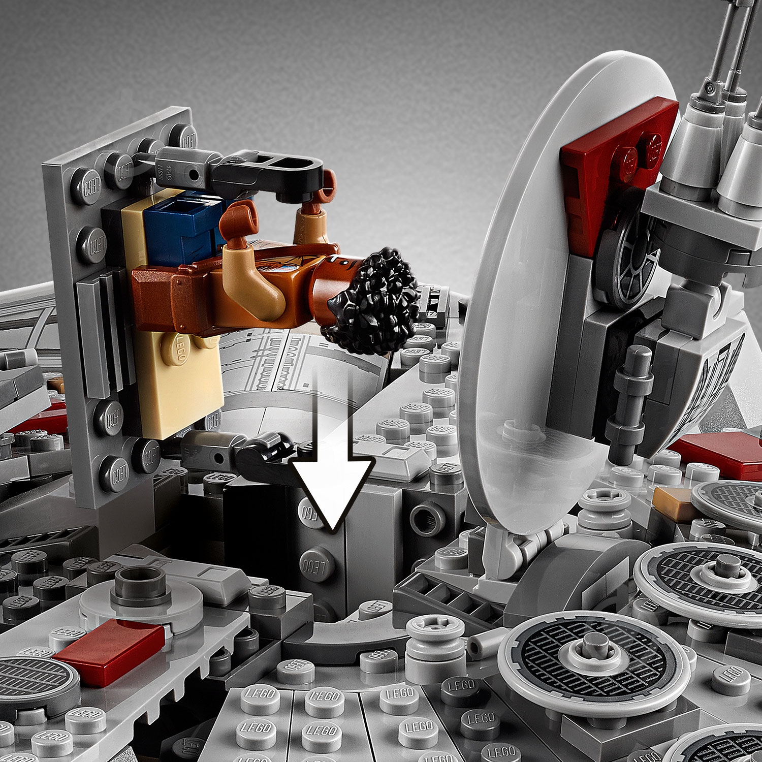 Конструктор LEGO Star Wars Millennium Falcon Тысячелетний сокол 75257 - фото 35