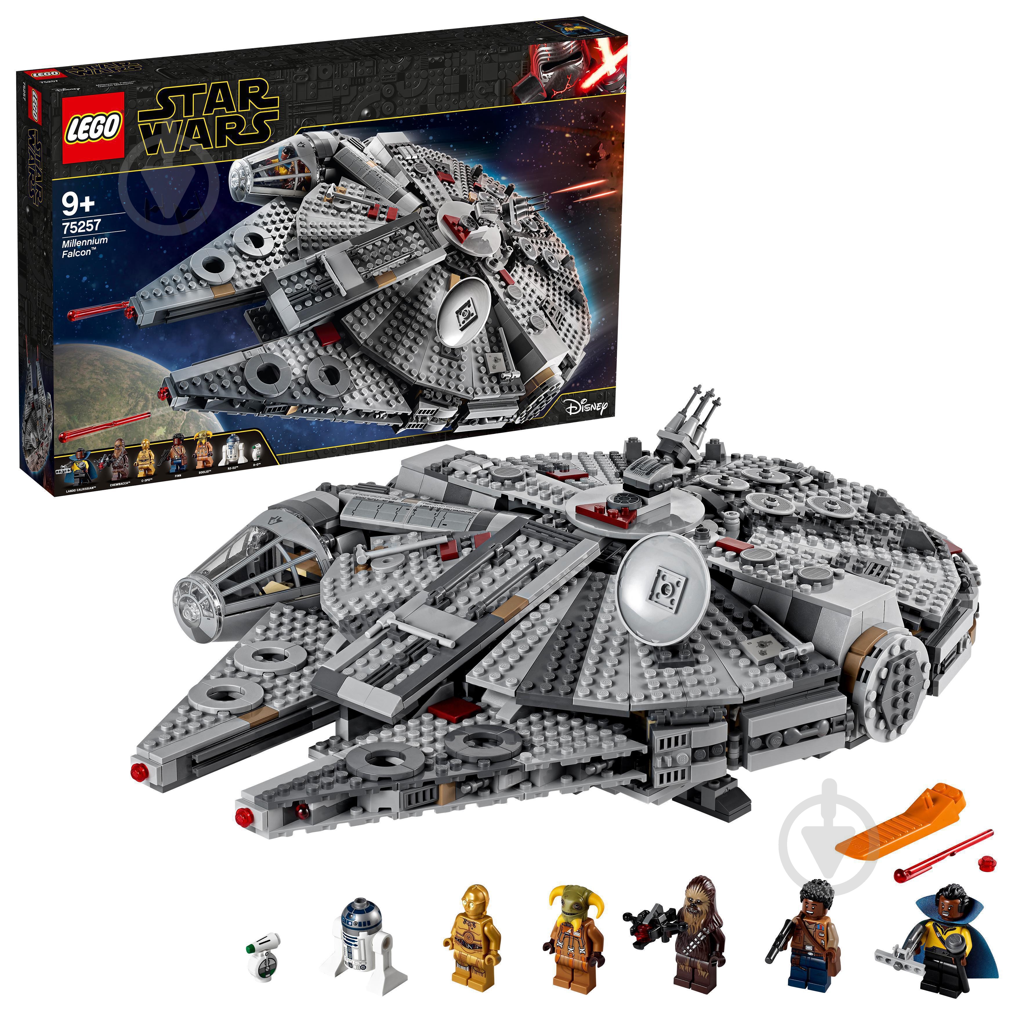 Конструктор LEGO Star Wars Millennium Falcon Тысячелетний сокол 75257 - фото 9