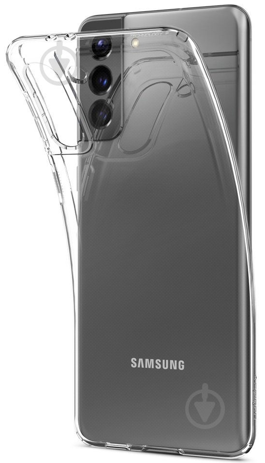 Чохол Spigen для Samsung Galaxy S21 Crystal Flex Crystal Clear ACS02447 - фото 6 Чохол Spigen для Samsung Galaxy S21 Crystal Flex Crystal Clear ACS02447 - фото 6