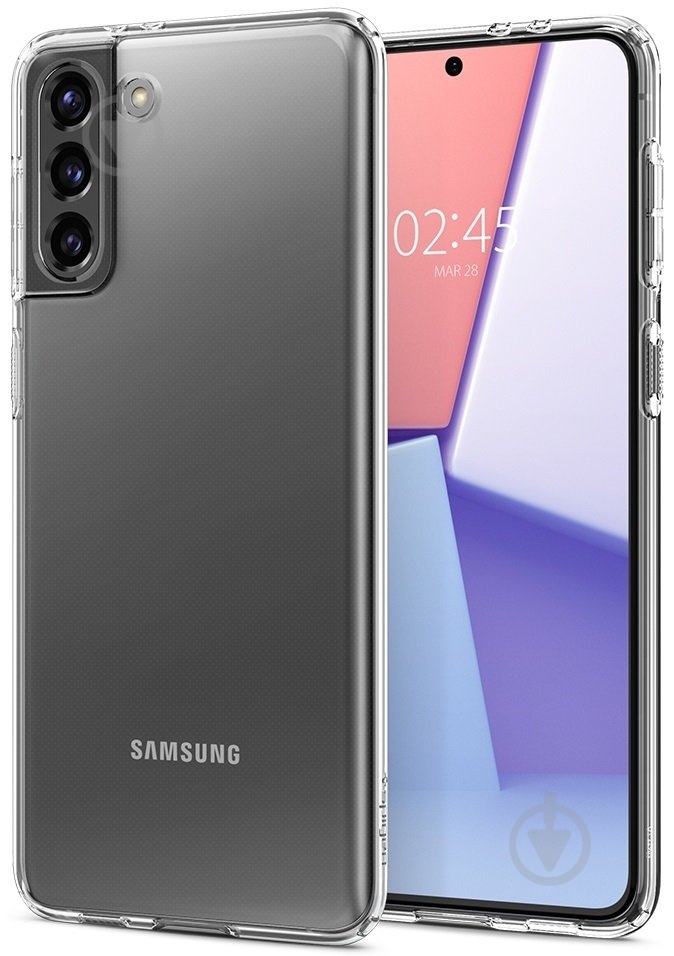 Чохол Spigen для Samsung Galaxy S21 Crystal Flex Crystal Clear ACS02447 - фото 7 Чохол Spigen для Samsung Galaxy S21 Crystal Flex Crystal Clear ACS02447 - фото 7