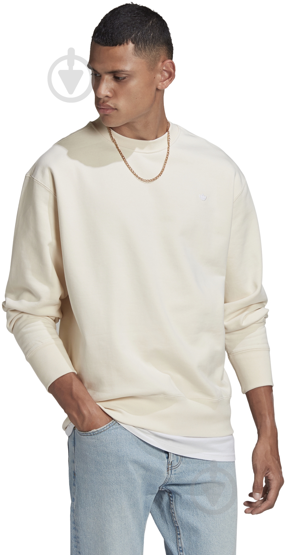 Свитшот Adidas PREMIUM CREW GN3375 р. M белый - фото 2