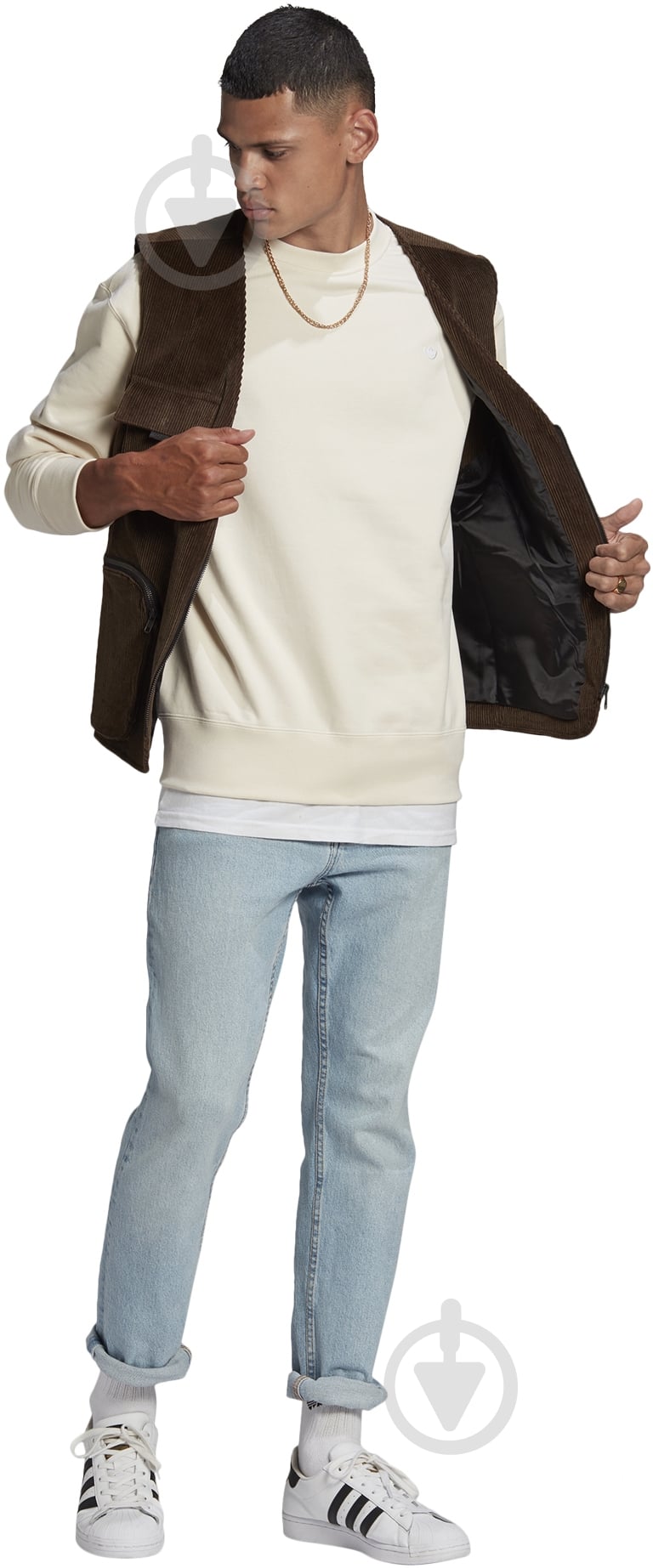 Свитшот Adidas PREMIUM CREW GN3375 р. M белый - фото 6