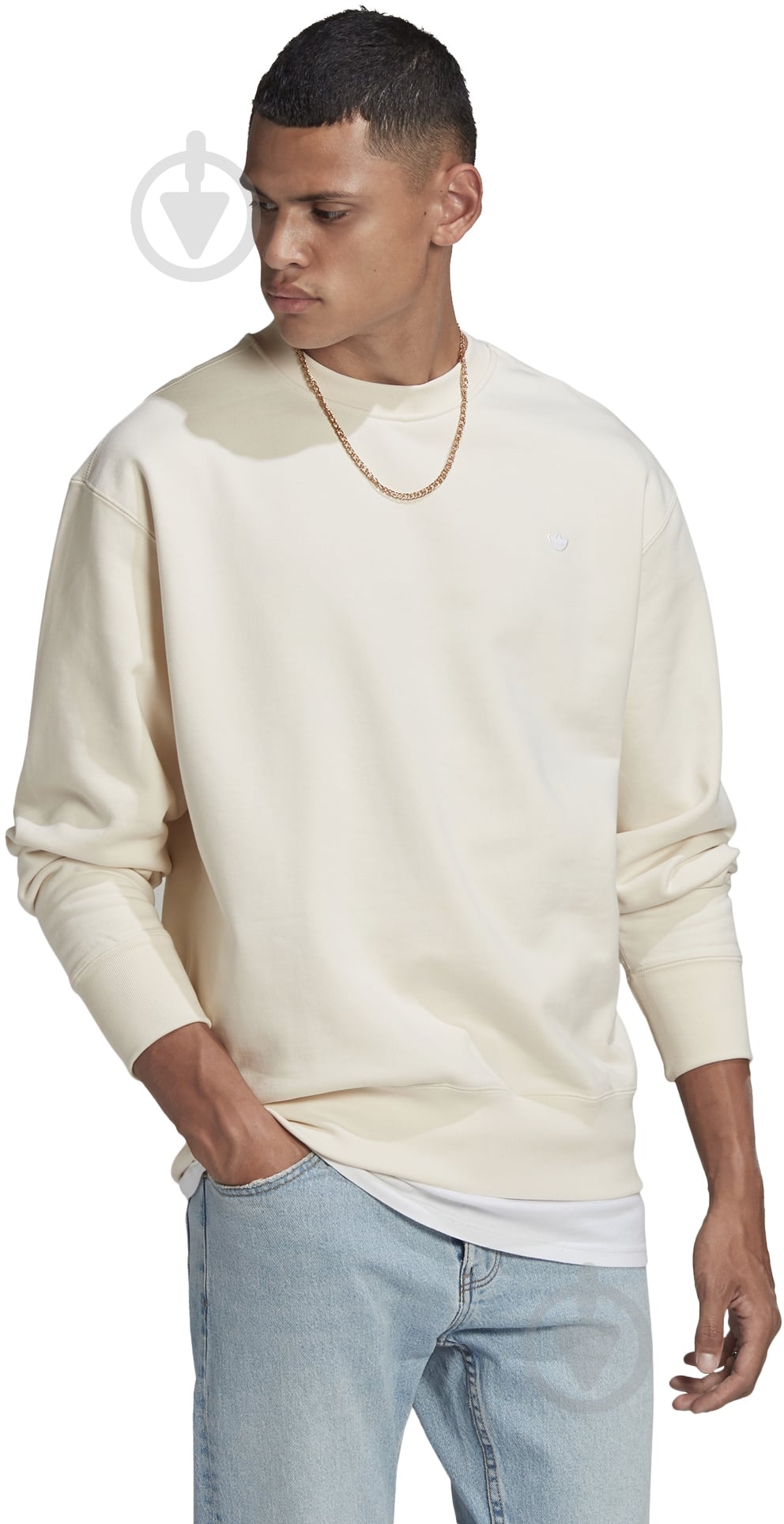 Свитшот Adidas PREMIUM CREW GN3375 р. S белый - фото 2