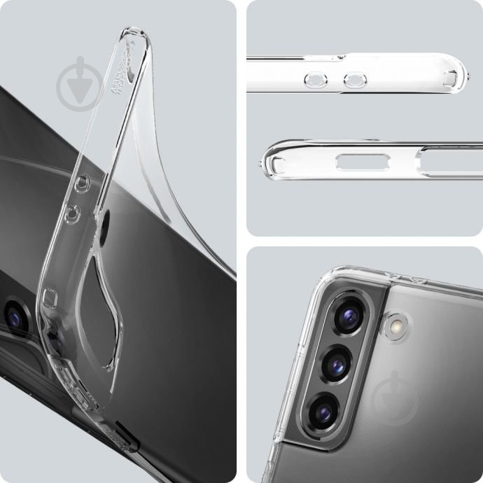 Чехол Spigen для Samsung Galaxy S21+ Crystal Flex Crystal Clear ACS02414 - фото 2