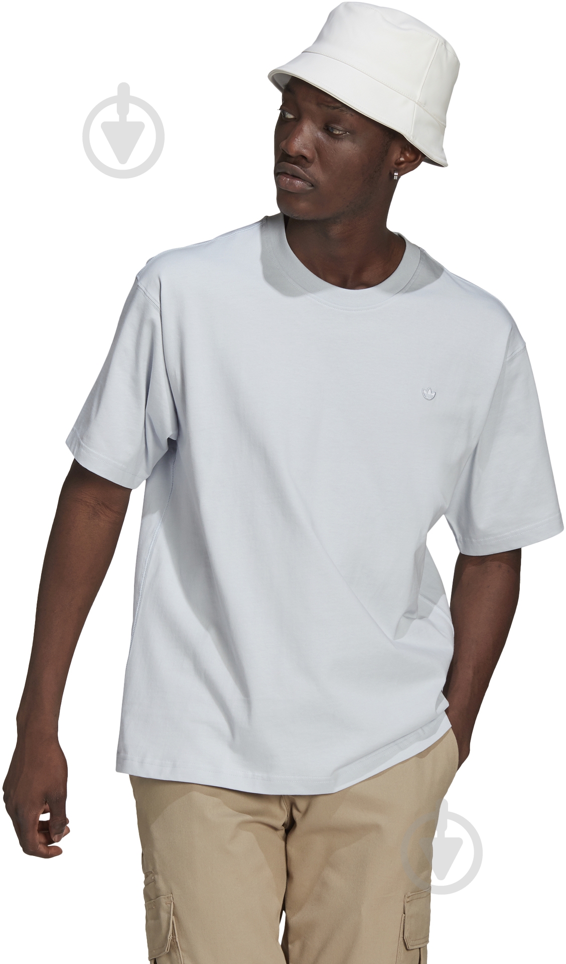 Футболка Adidas PREMIUM TEE GN3378 р.M голубой - фото 2 Футболка Adidas PREMIUM TEE GN3378 р.M голубой - фото 2